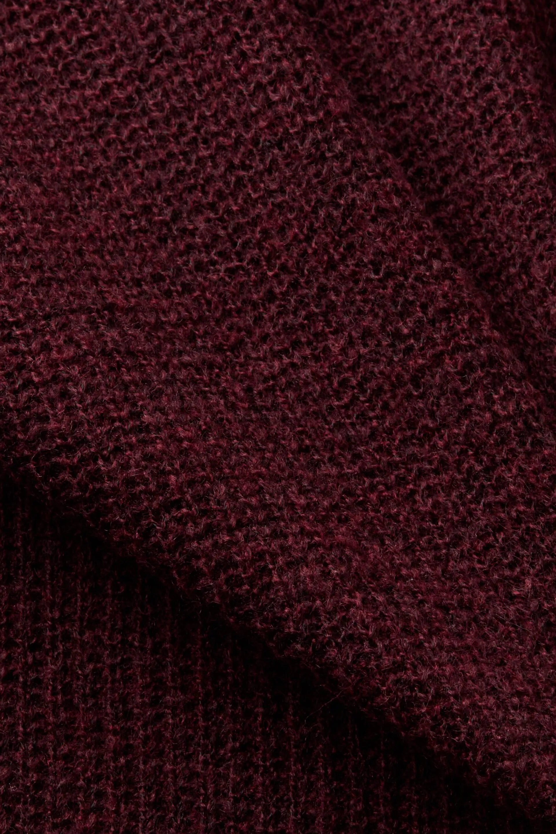Pullover con scollo a cascata