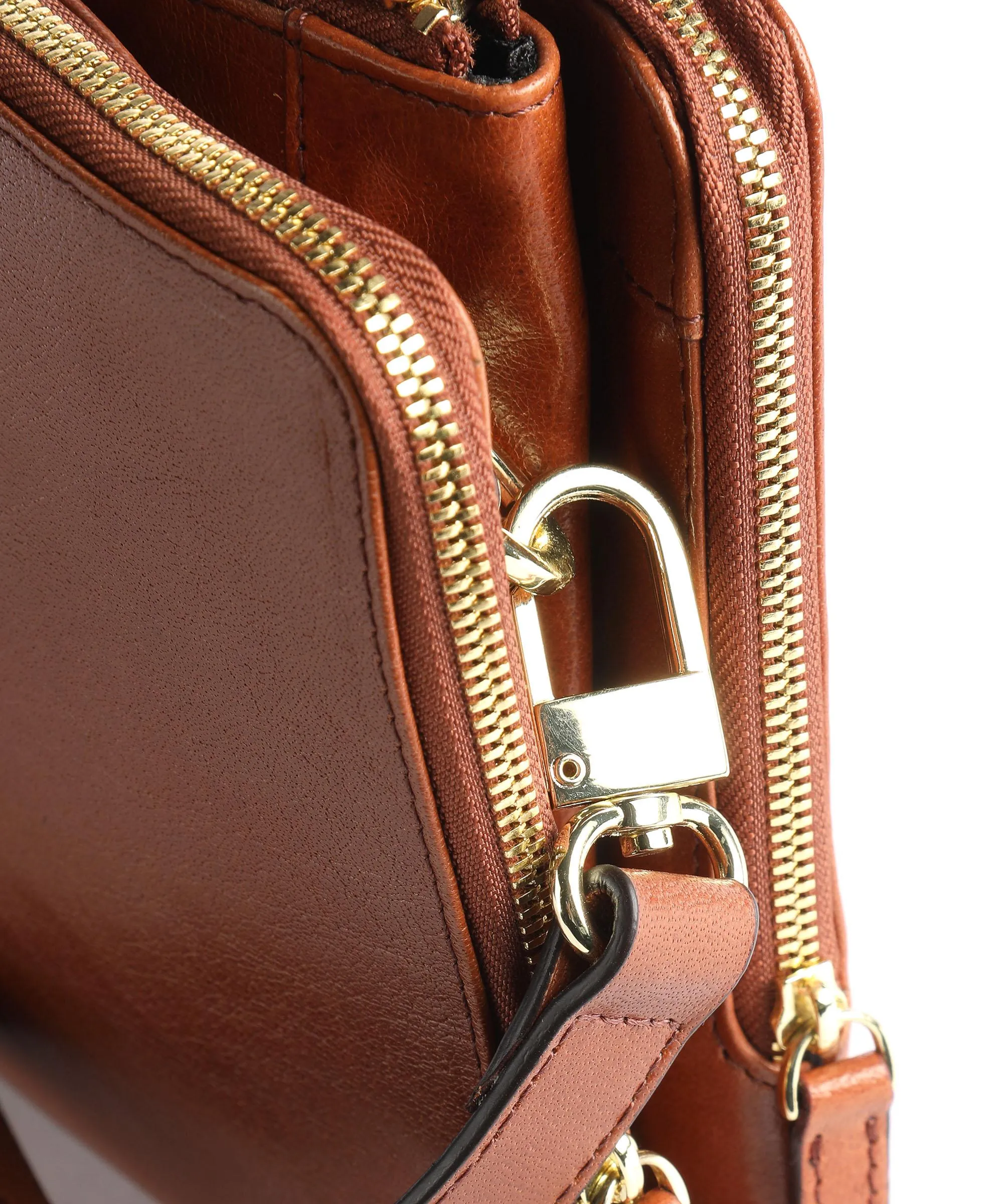  Royal RepubliQ Catamaran Borsa a tracolla pelle di vitello cognac  
