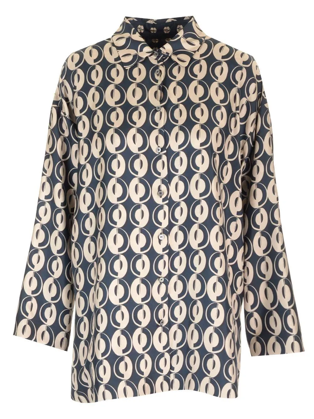   's Max Mara  Camicia double face in seta  