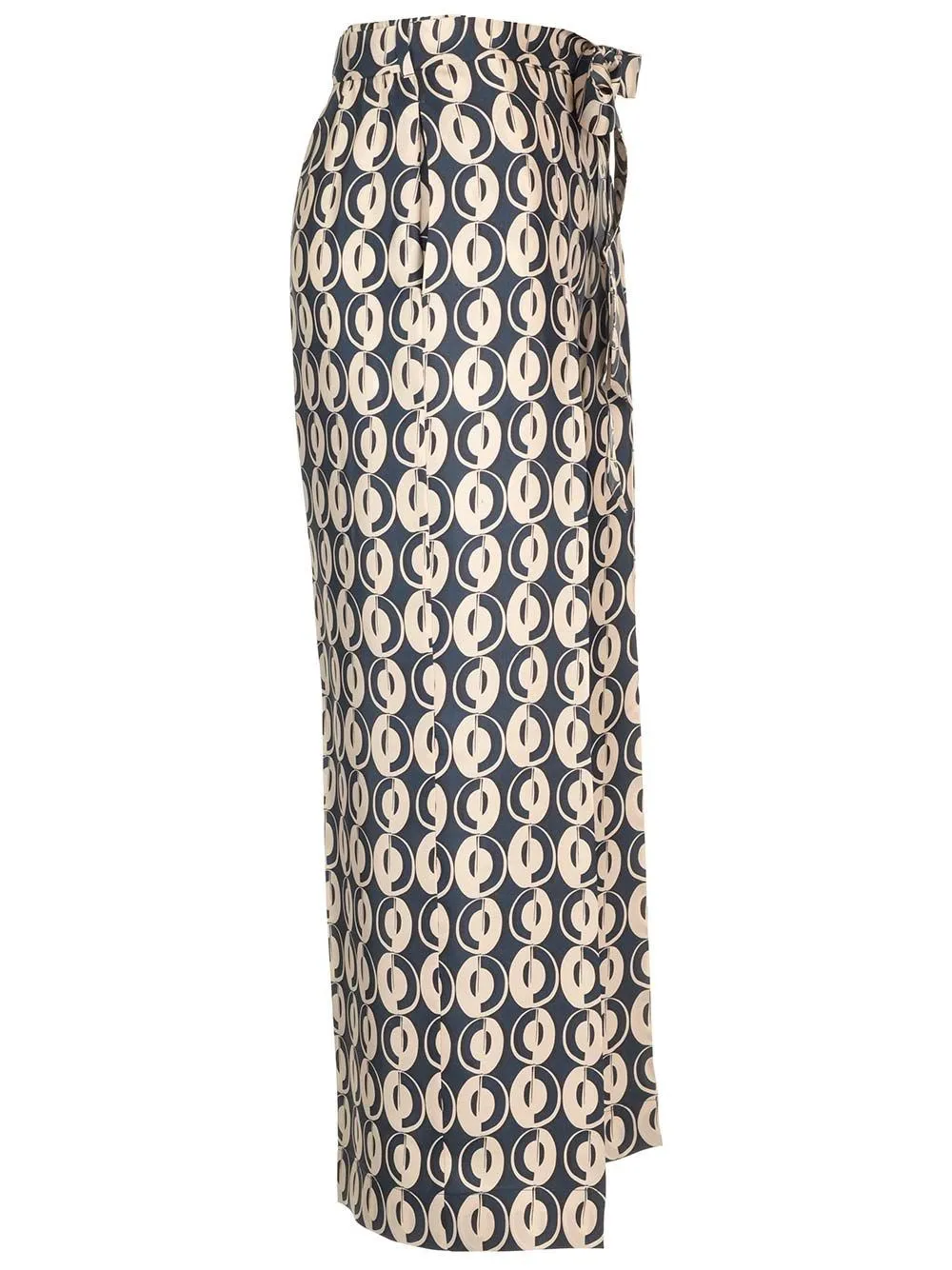   's Max Mara  Pantalone in twill di pura seta  