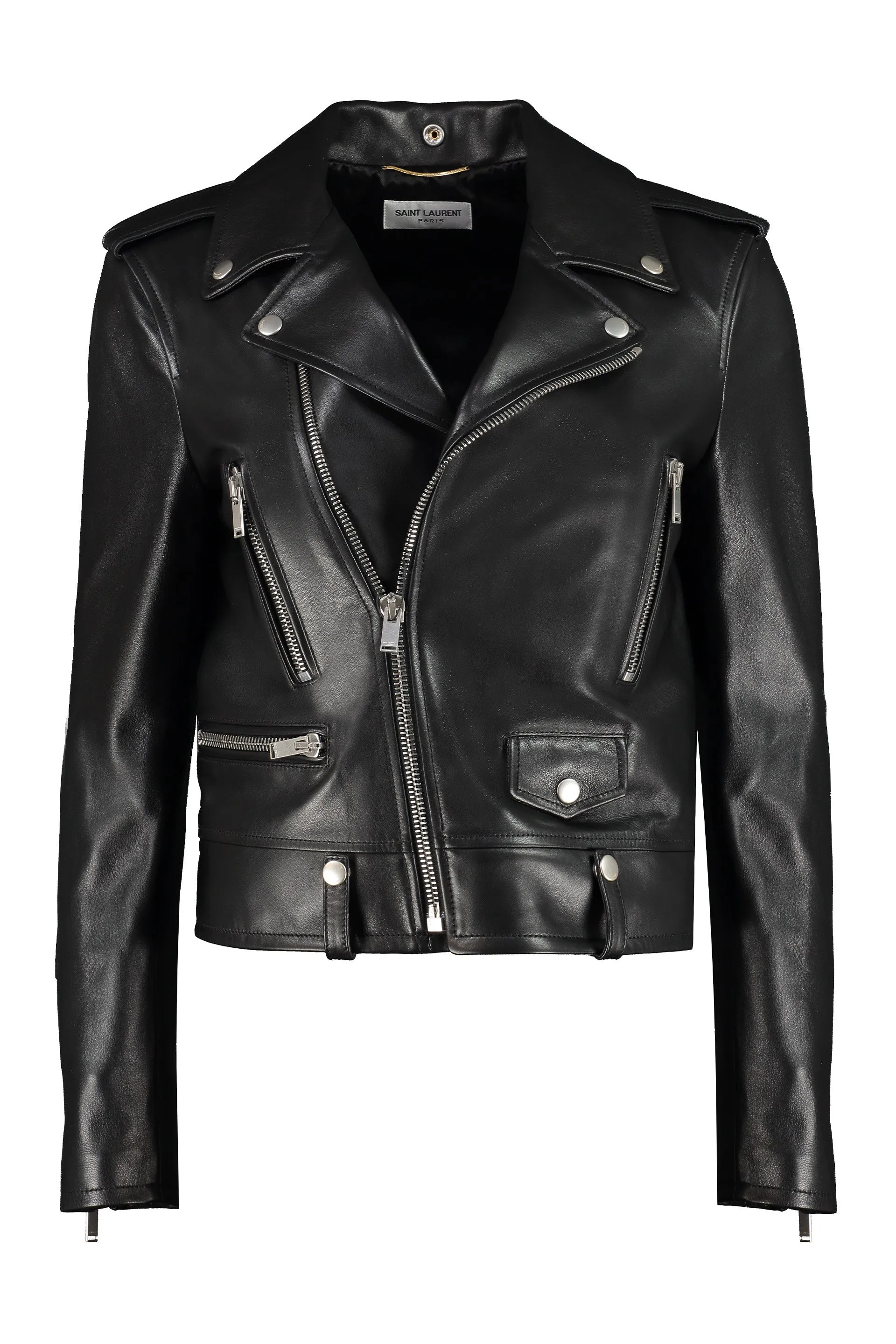 Saint Laurent Giacca biker in pelle