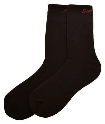 Santini Stone Unisex Calzini Marrone Scuro