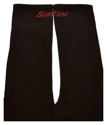 Santini Stone Unisex Calzini Marrone Scuro