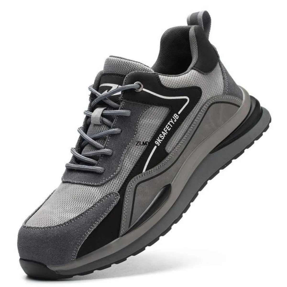 Scarpe antinfortunistiche con punta in acciaio per uomo Stivali antinfortunistici da lavoro Scarpe da lavoro antiforatura Uomo S