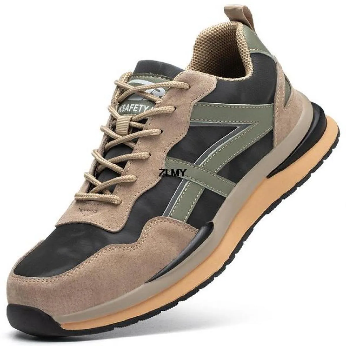 Scarpe antinfortunistiche con punta in acciaio per uomo Stivali antinfortunistici da lavoro Scarpe da lavoro antiforatura Uomo S