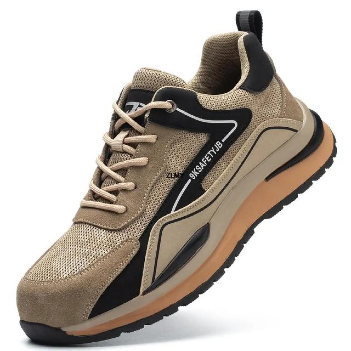 Scarpe antinfortunistiche con punta in acciaio per uomo Stivali antinfortunistici da lavoro Scarpe da lavoro antiforatura Uomo S