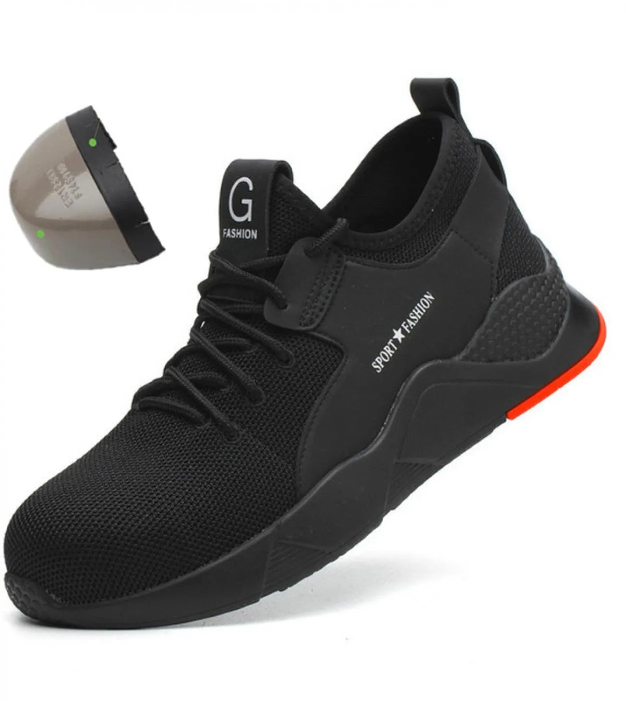 Scarpe antinfortunistiche da lavoro con punta in acciaio da uomo Sneakers da esterno traspiranti casual Stivali antiforatura Sca