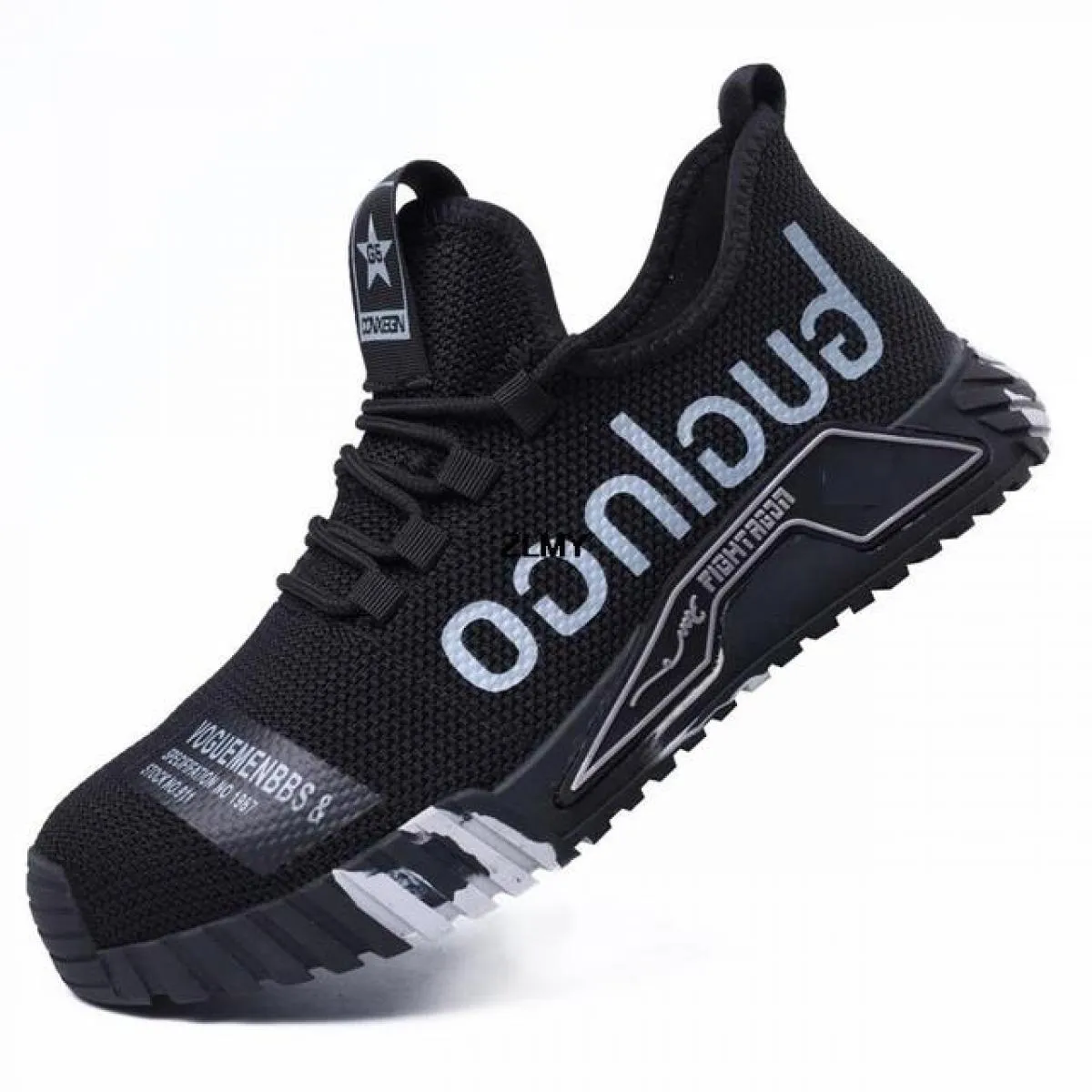 Scarpe antinfortunistiche da uomo traspiranti con puntale in acciaio Stivali antinfortunistici da lavoro Anti Smash Stab Proof S