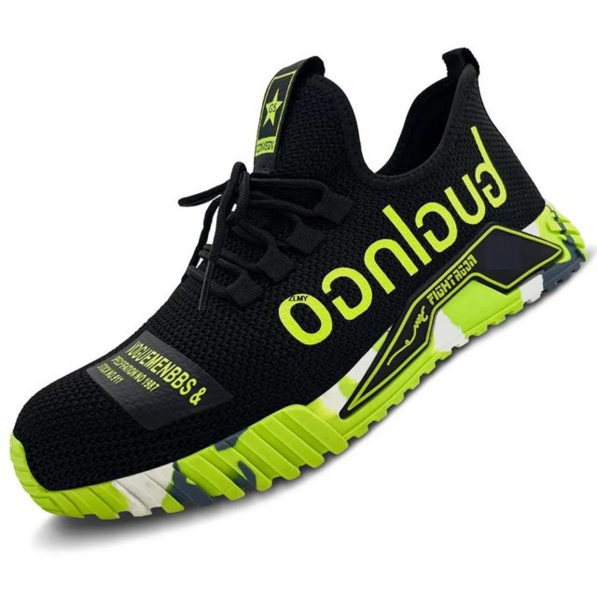 Scarpe antinfortunistiche da uomo traspiranti con puntale in acciaio Stivali antinfortunistici da lavoro Anti Smash Stab Proof S