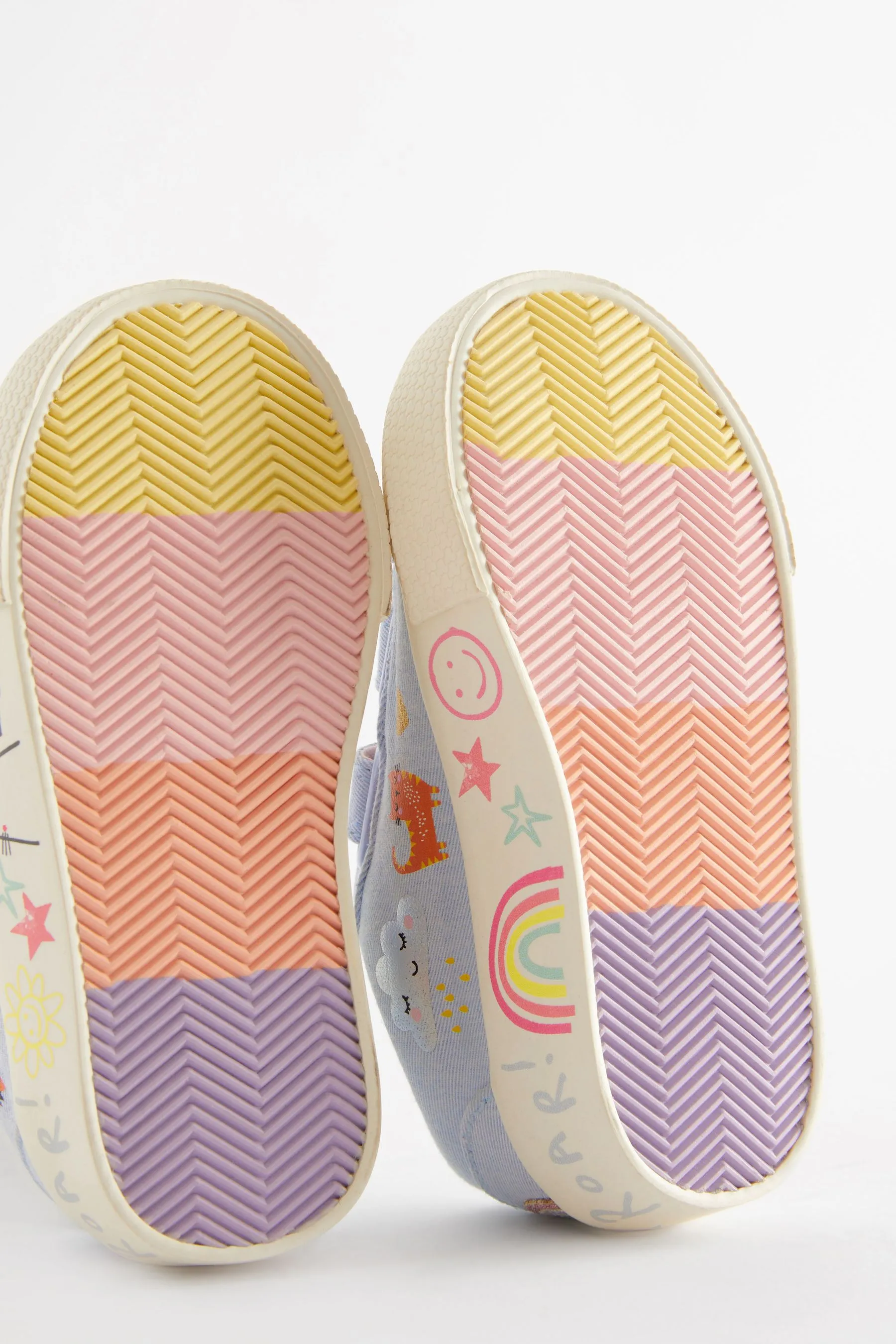 Scarpe da ginnastica con cinturino con chiusura touch impreziosite    