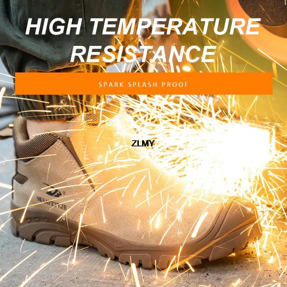 Scarpe da saldatore da uomo isolate 6kv Scarpe antinfortunistiche da uomo Antiscintilla Antismash Stivali da lavoro antinfortuni