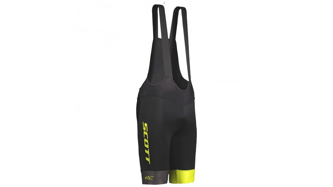 SCOTT Pantalone Corto Invernale RC Warm WB+++ Black/Sulphur Yellow