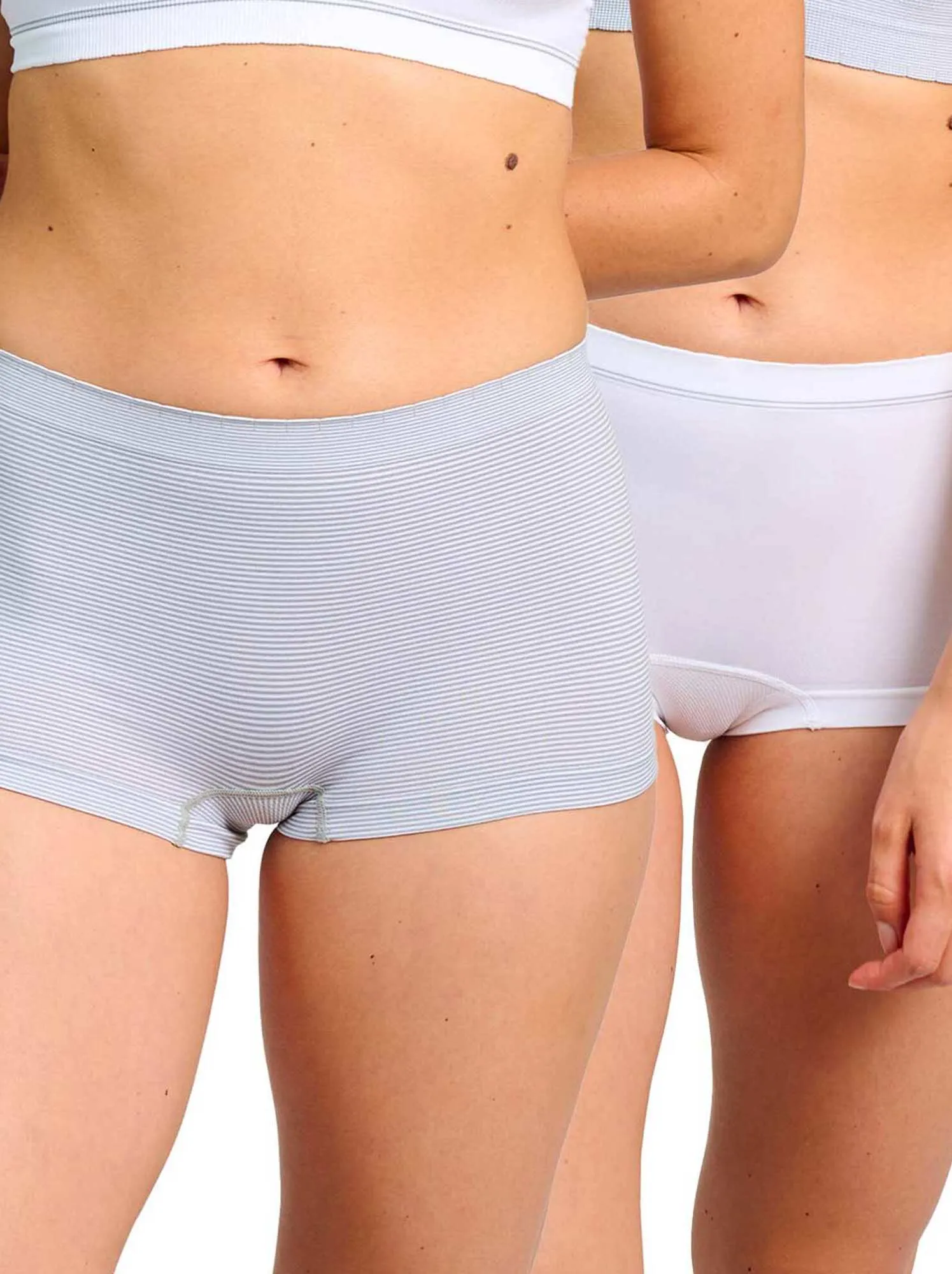 Set 2 culotte senza cuciture 'Billet Doux' - GRIGIO
