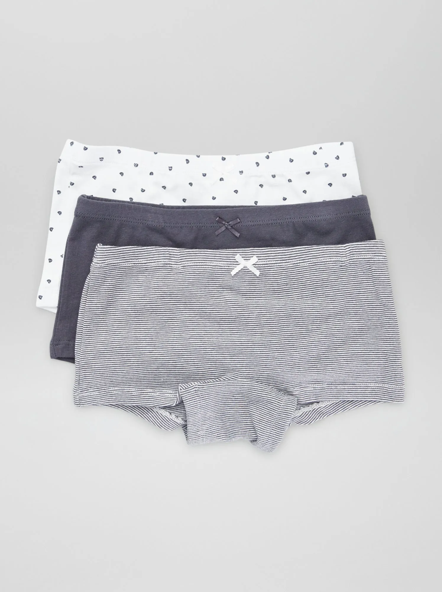 Set di 3 culotte - NERO