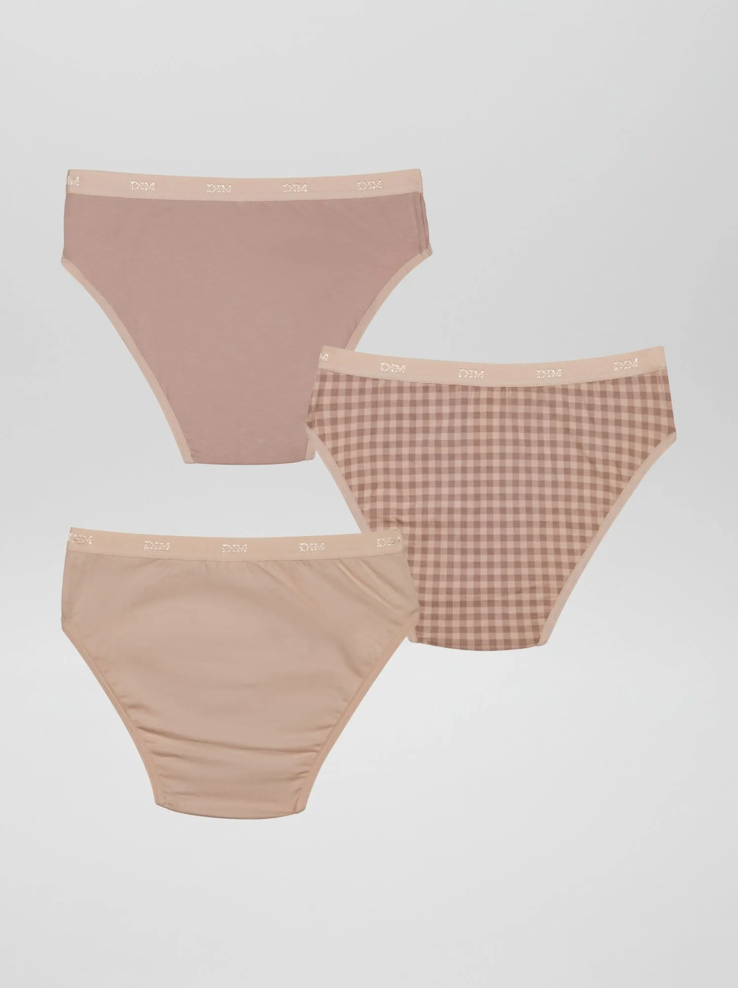 Set di 3 slip 'DIM' - ROSA