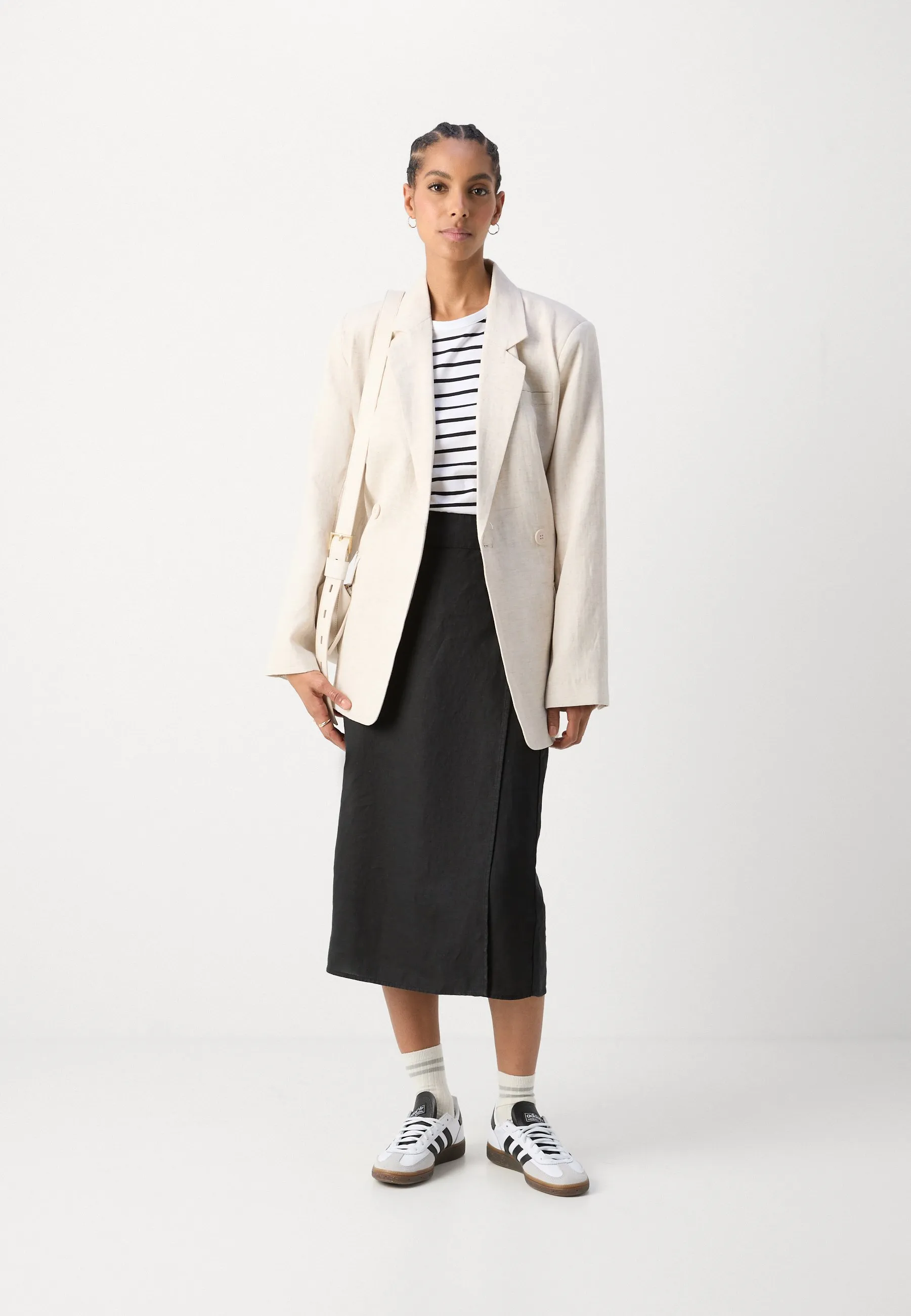 SKIRT WRAP STYLE MIDI LENGTH - Gonna a tubino