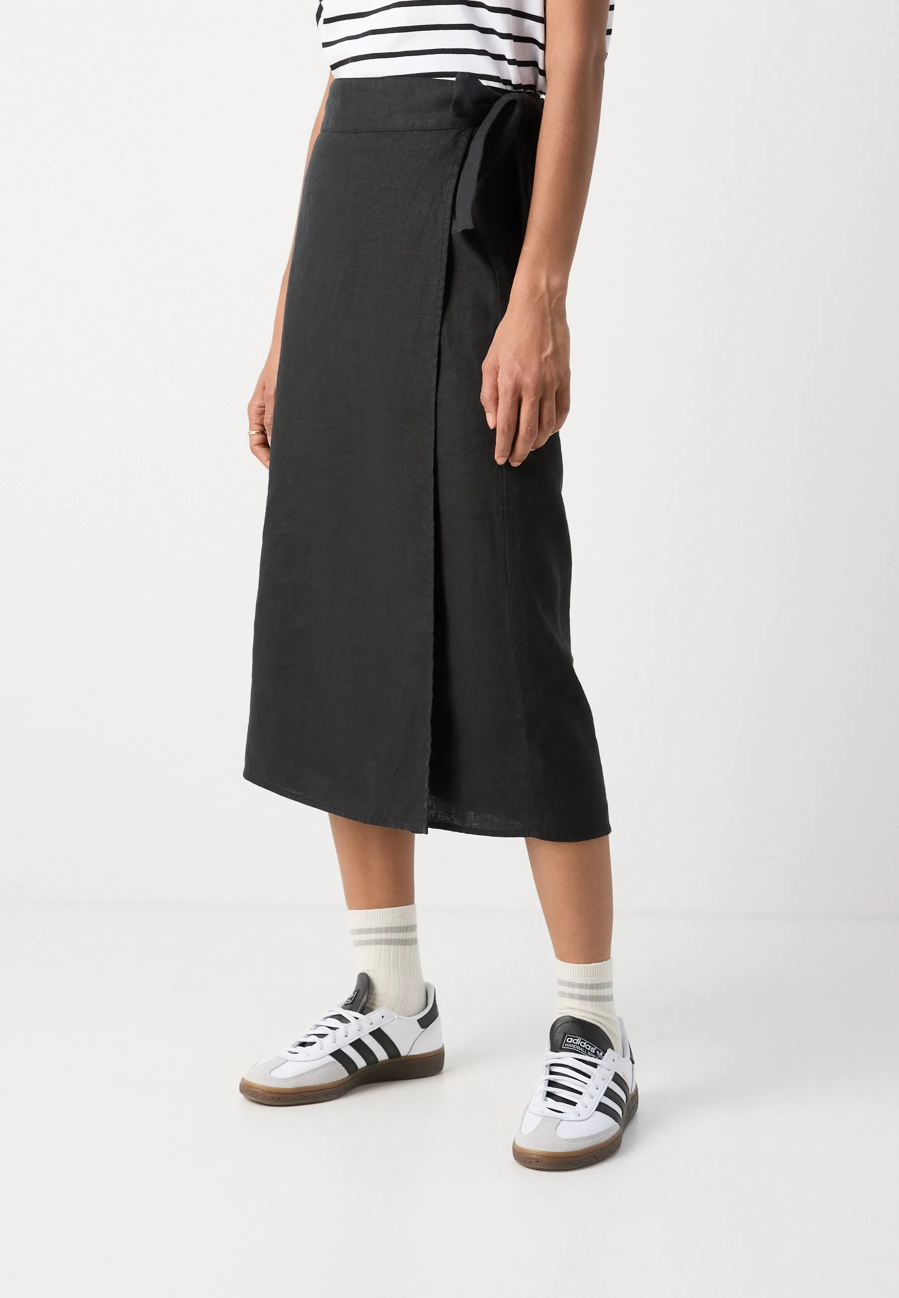 SKIRT WRAP STYLE MIDI LENGTH - Gonna a tubino