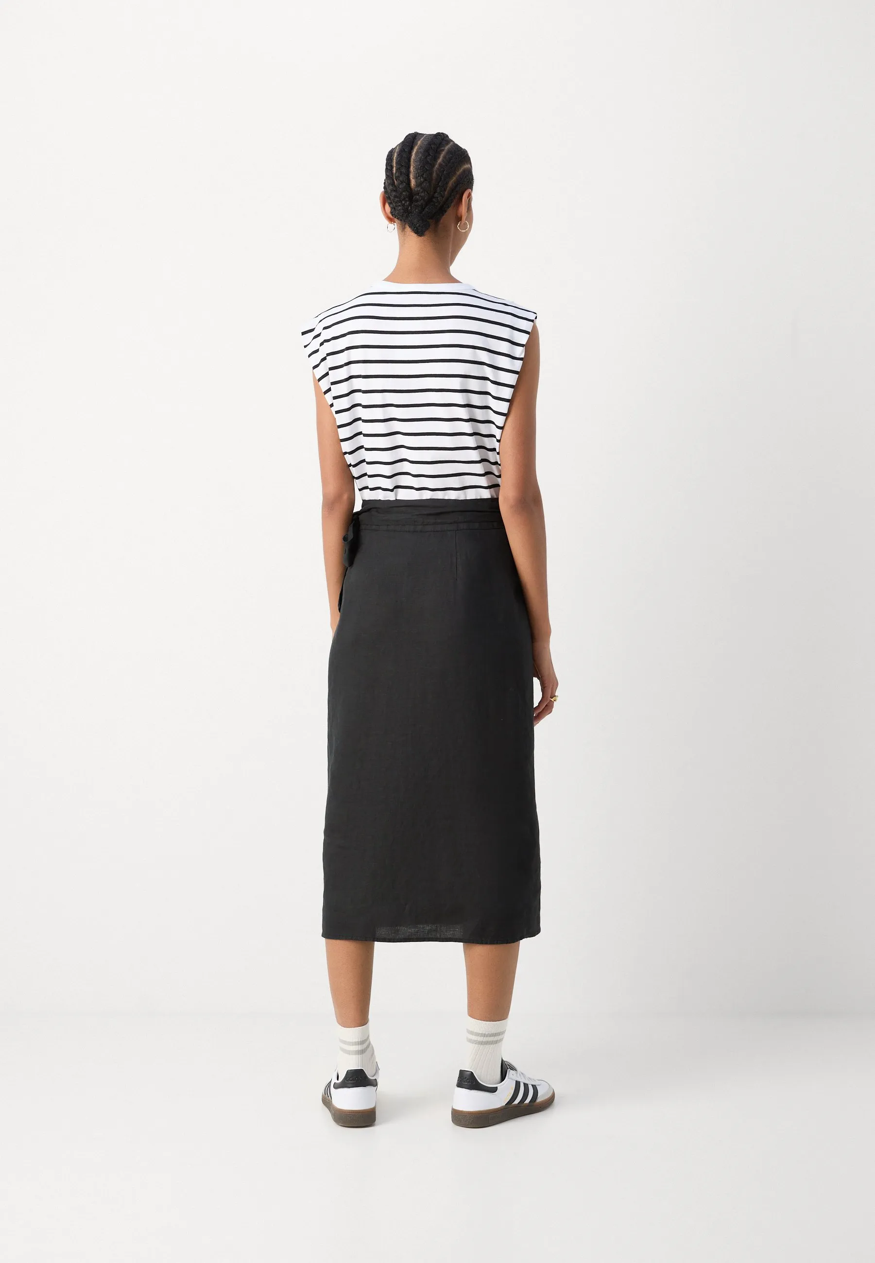 SKIRT WRAP STYLE MIDI LENGTH - Gonna a tubino
