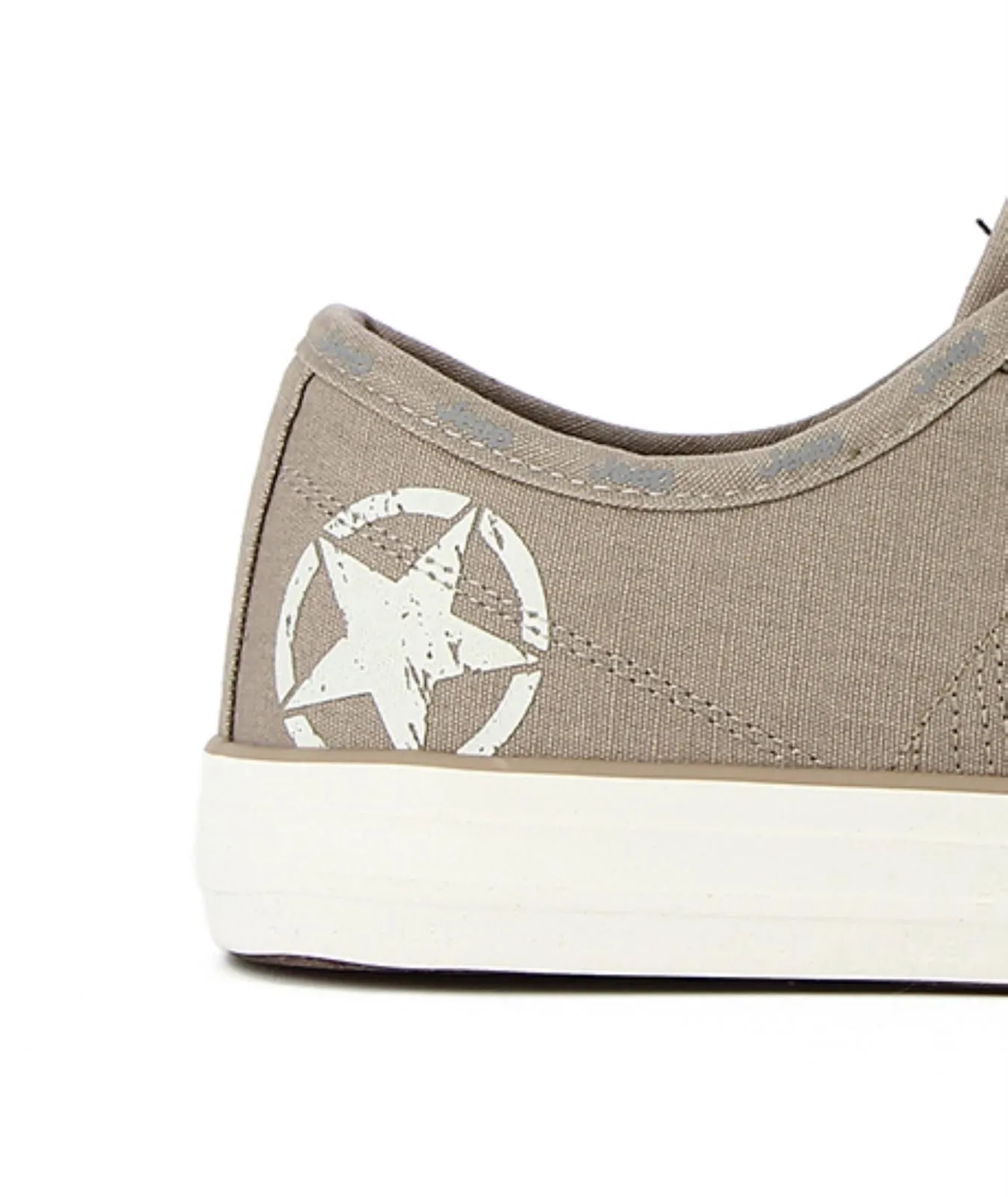 Slip-on beige in tessuto