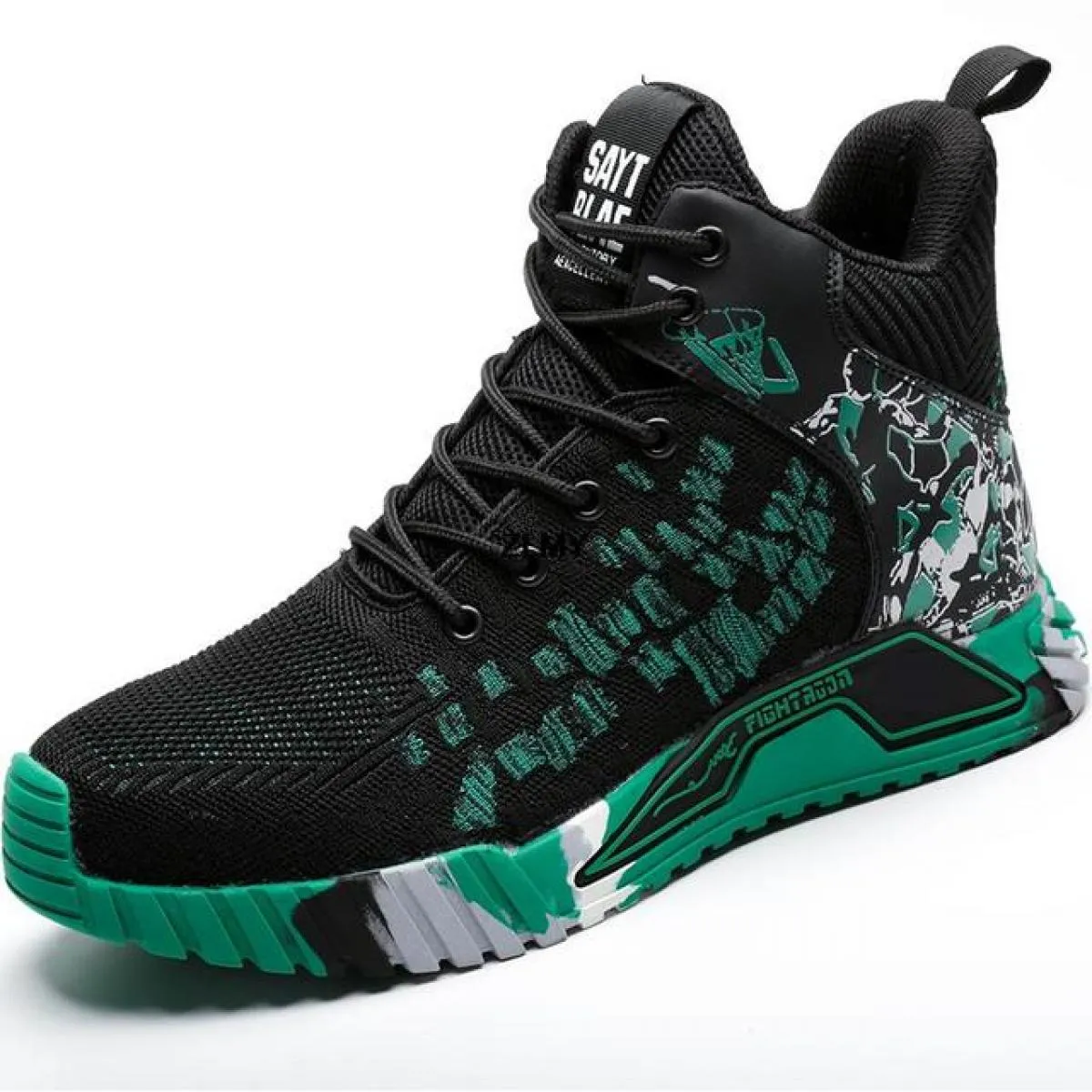 Sneaker con punta in acciaio alla moda per scarpe antinfortunistiche da uomo 2023 stivali antinfortunistici da lavoro traspirant