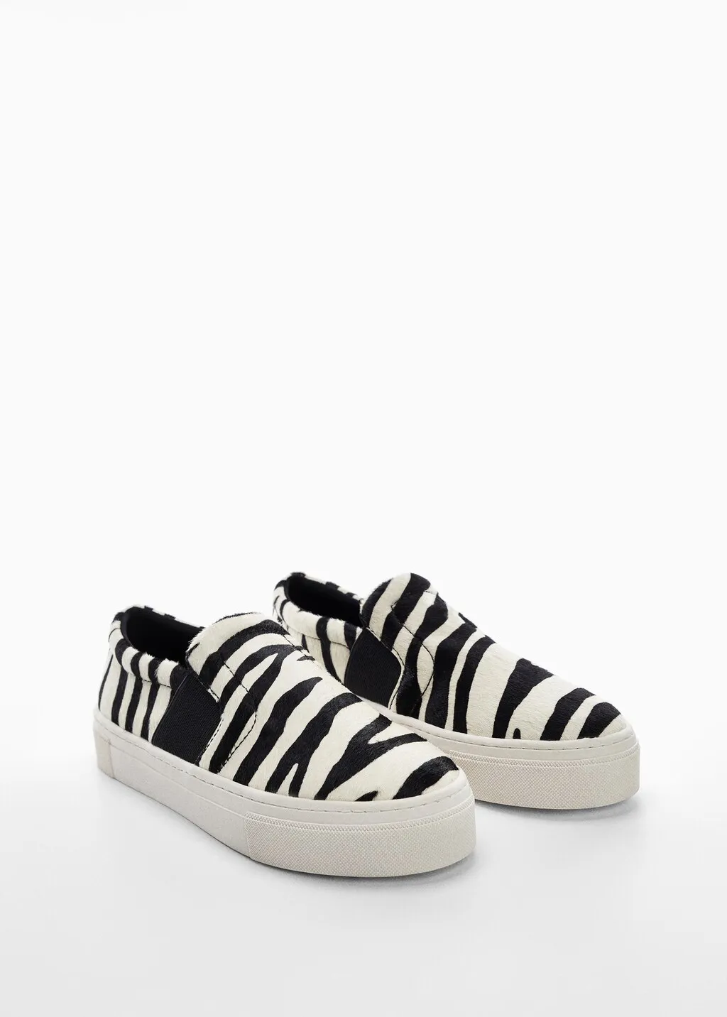 Sneaker pelle pelliccia