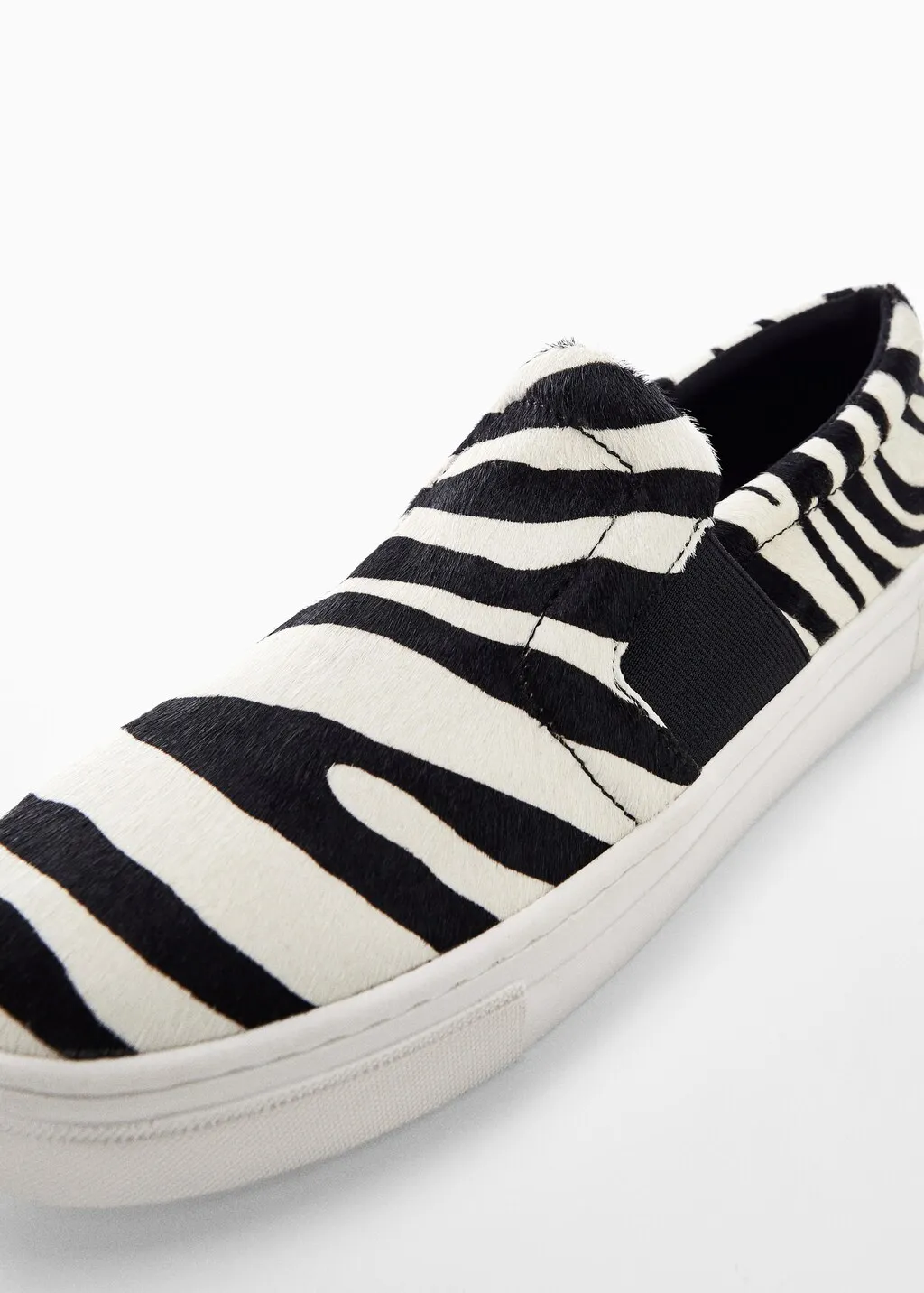 Sneaker pelle pelliccia