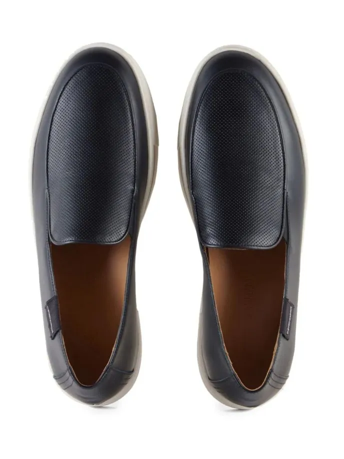 Sneakers slip-on in pelle