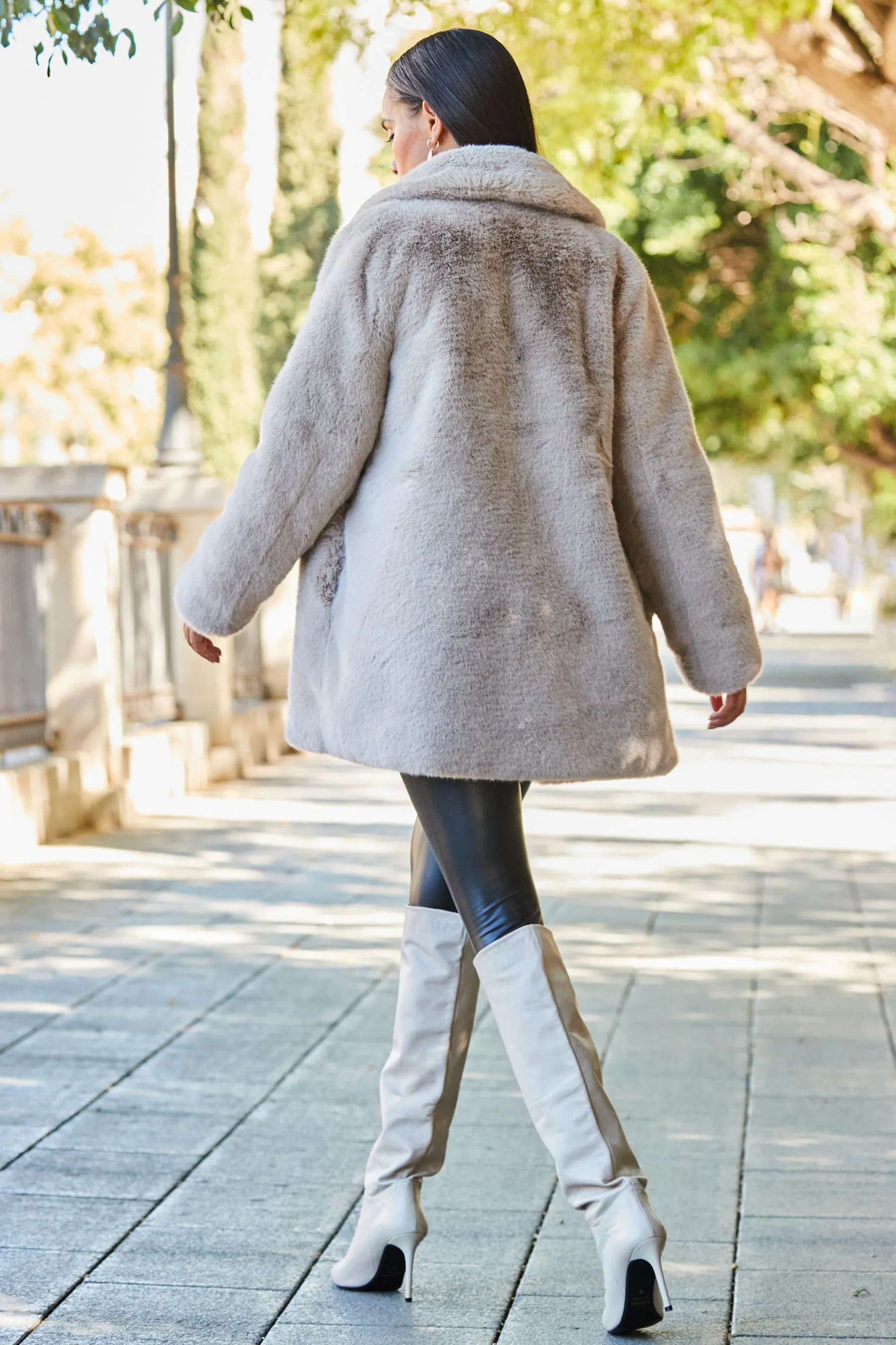 Sosandar - Cappotto in pelliccia sintetica    