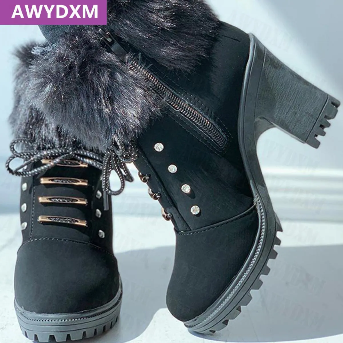 Stivali invernali da donna 2022 Nuove scarpe moda Scarpe da sposa invernali Donna 2022 2023