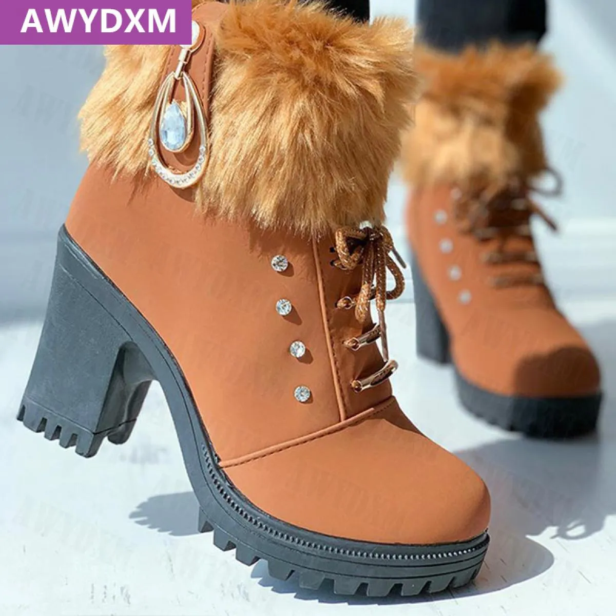 Stivali invernali da donna 2022 Nuove scarpe moda Scarpe da sposa invernali Donna 2022 2023