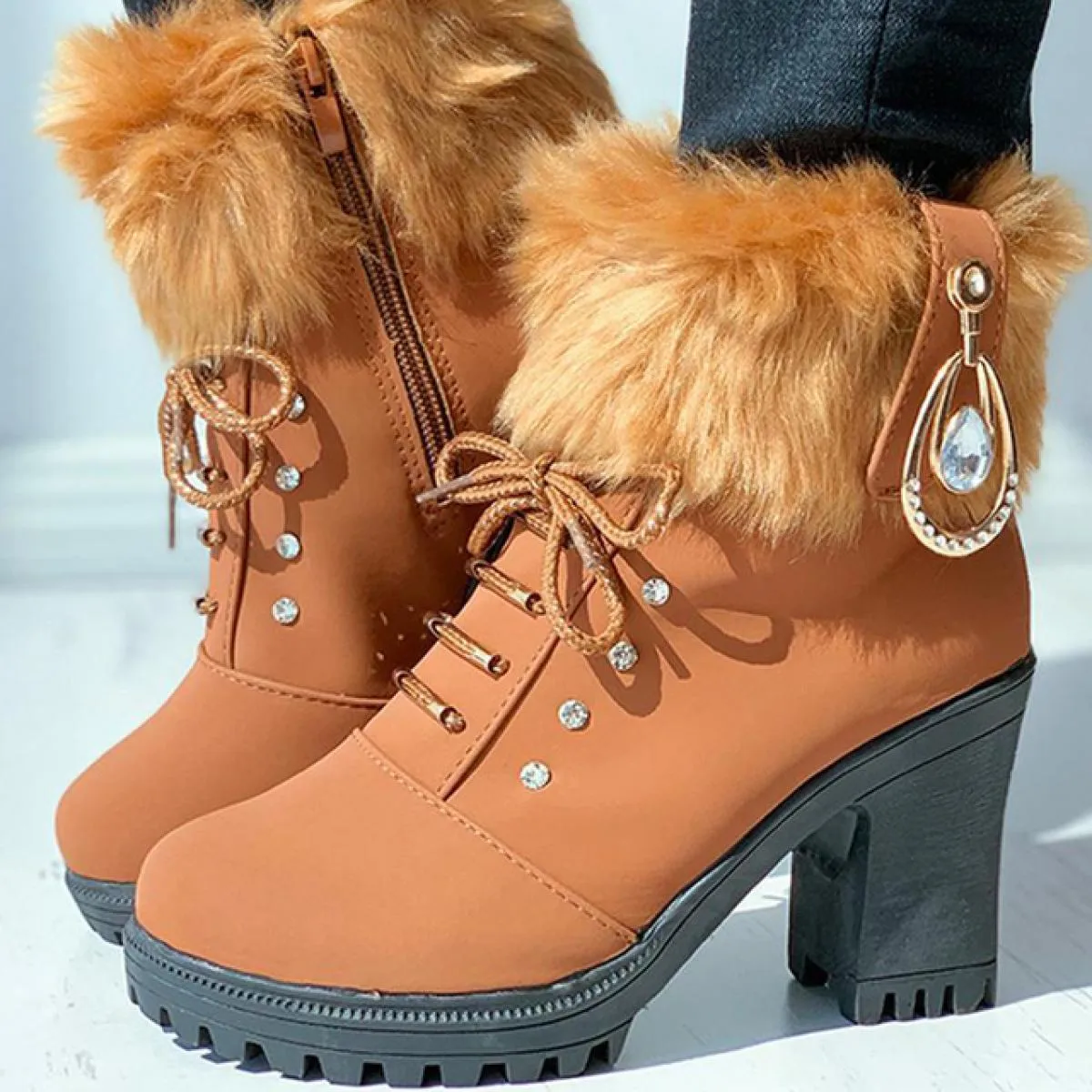 Stivali invernali da donna 2022 Nuove scarpe moda Scarpe da sposa invernali Donna 2022 2023