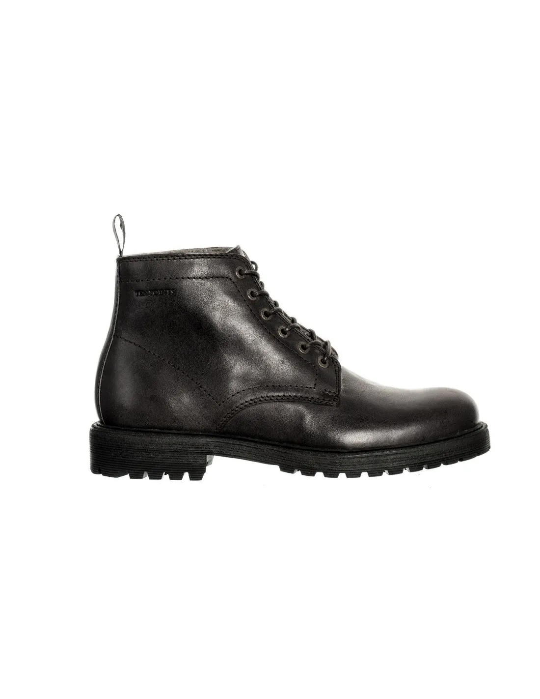 STIVELETTO UOMO IN PELLE E LANA "BERTIL STRINGATO"