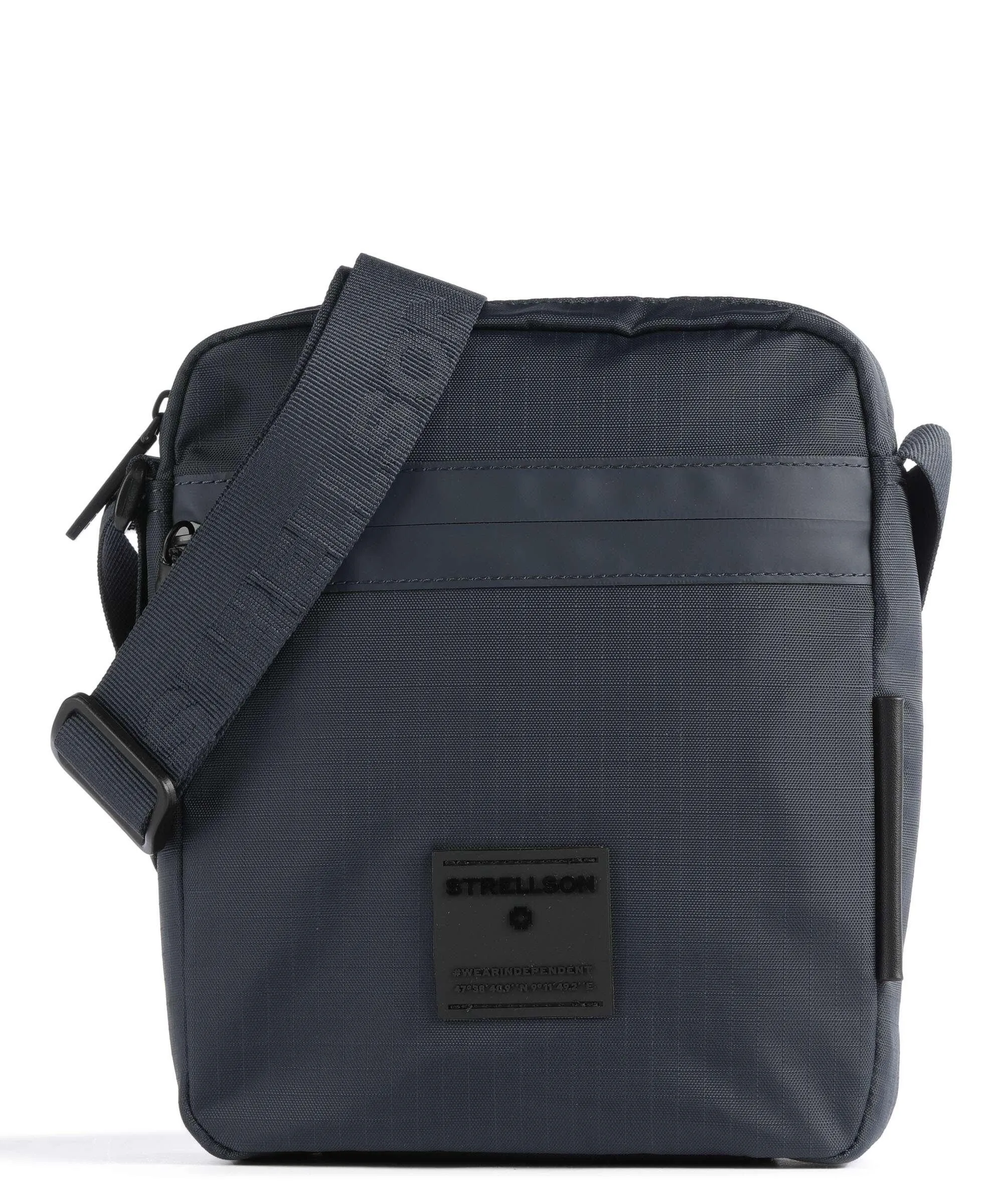  Strellson Northwood Rs Borsa a tracolla nylon blu scuro  