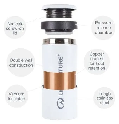 Tazza termica Lifeventure 300 ml corallo opaco