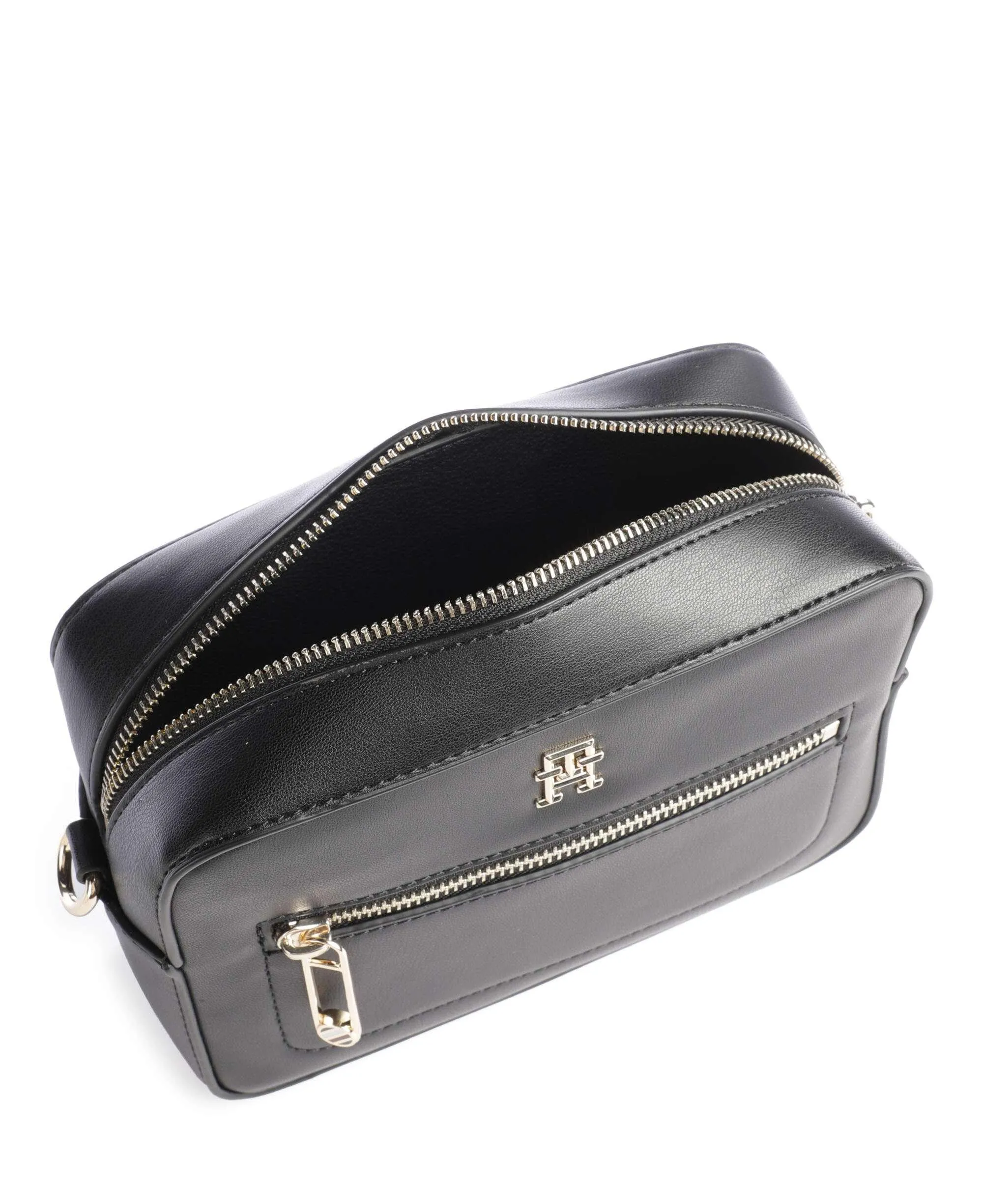  Tommy Hilfiger Essential Borsa a tracolla pelle sintetica nero  