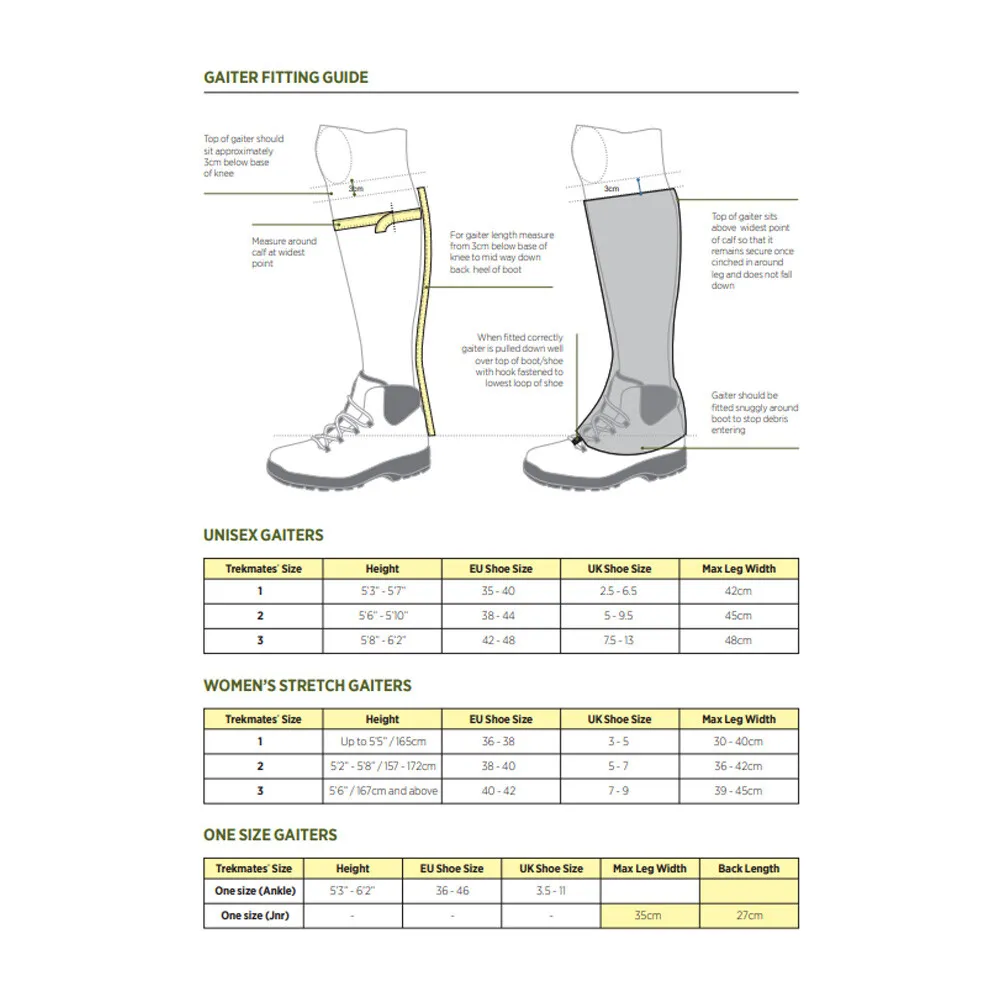Trekmates Nevis GORE-TEX Gaiter -  SS24