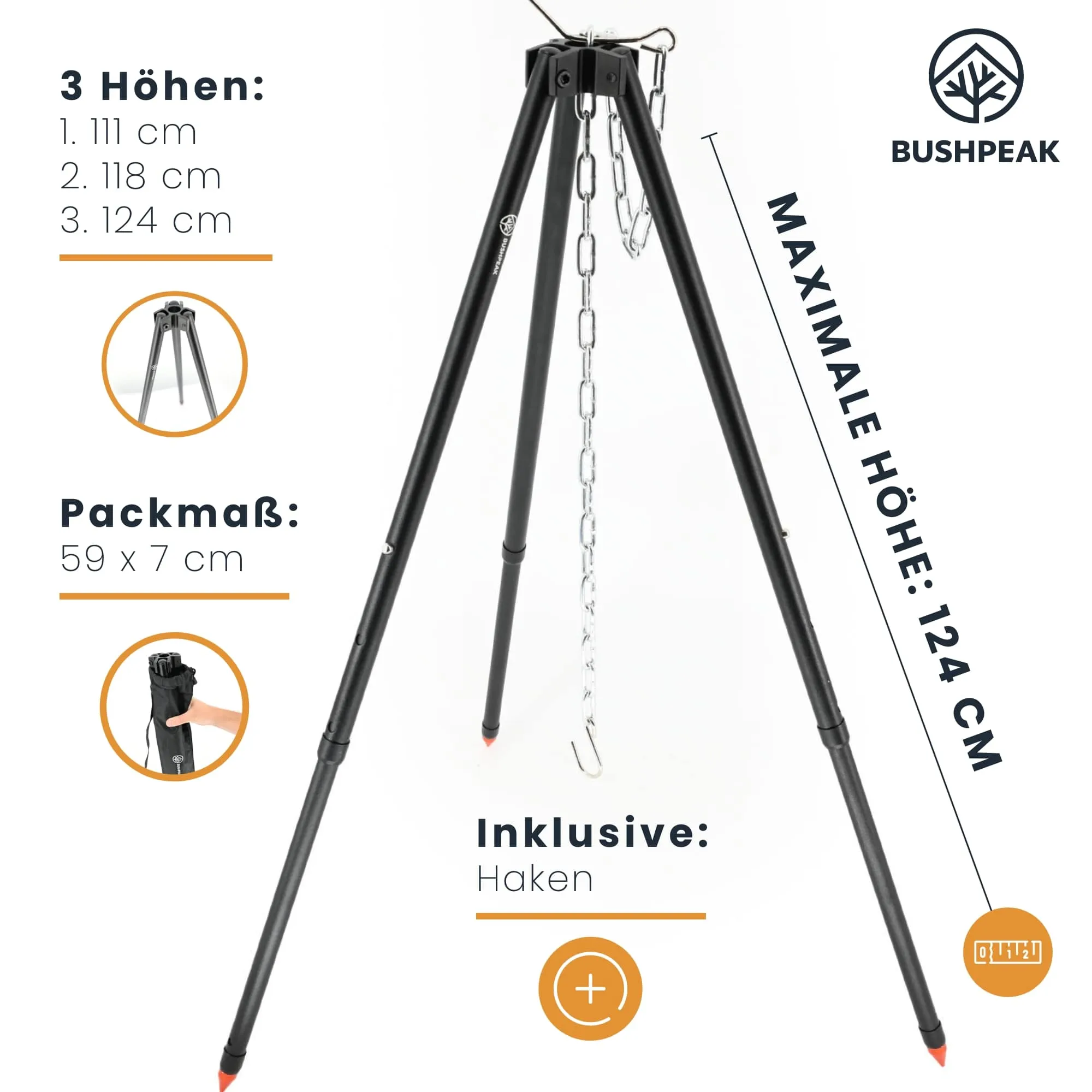 Treppiede Compact in alluminio