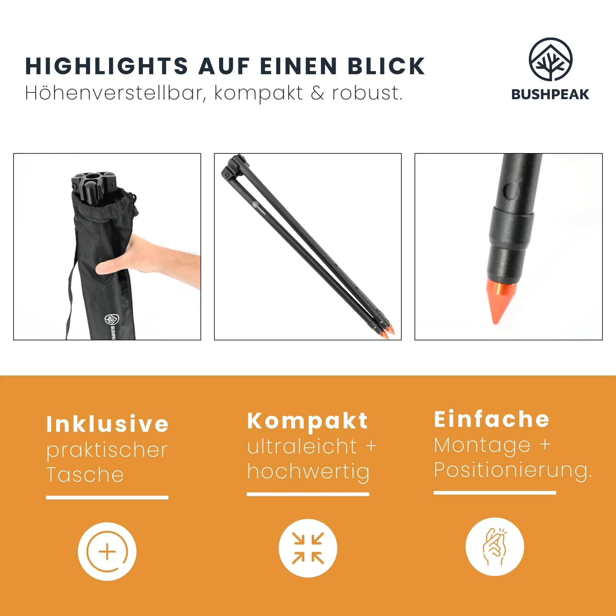 Treppiede Compact in alluminio