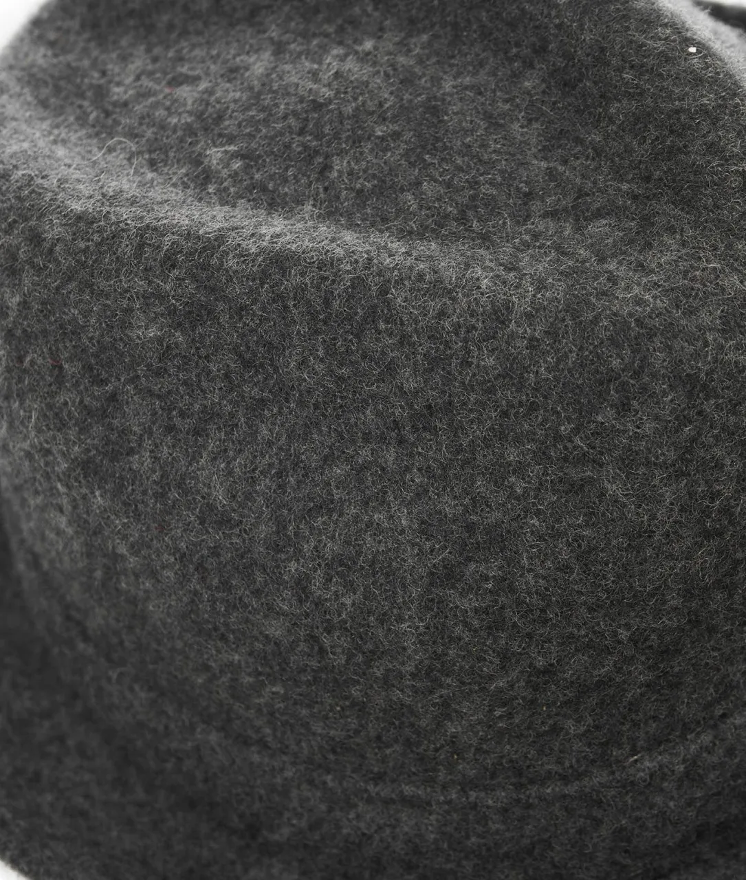 Trilby cappello in lana grigio scuro grigio scuro