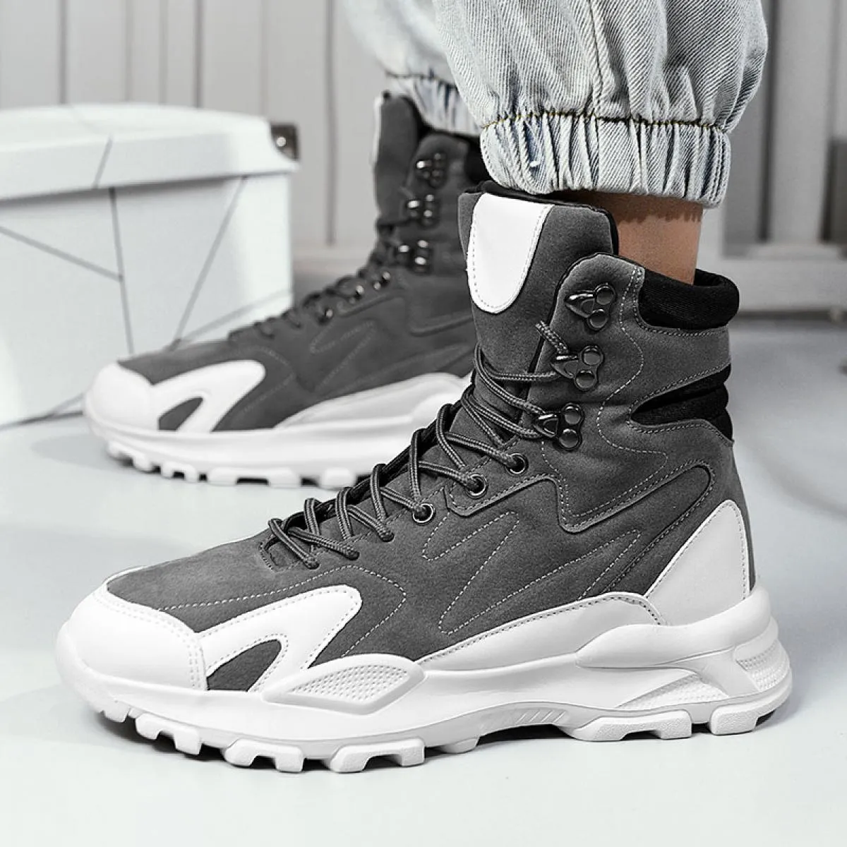 Uomo inverno moda casual piattaforma di lusso scarpe stivali classici 2023 attività all'aperto calde scarpe da ginnastica formal