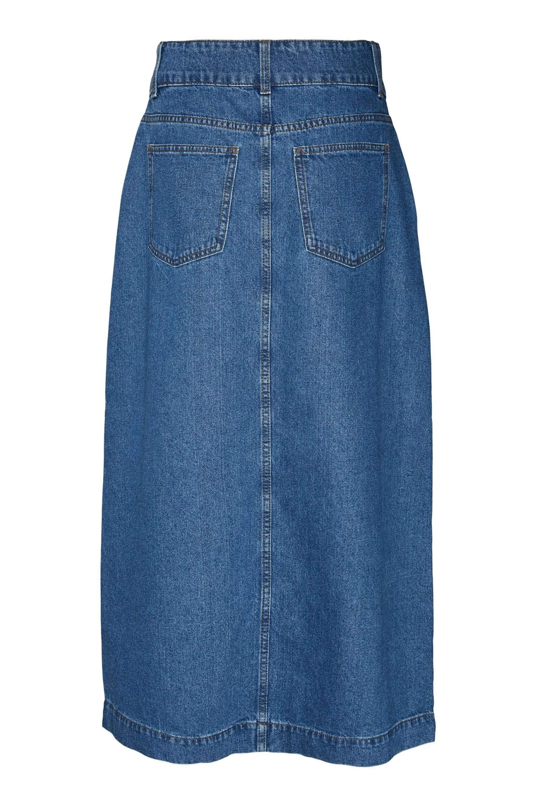 VERO MODA - Gonna midi Denim con bottoni