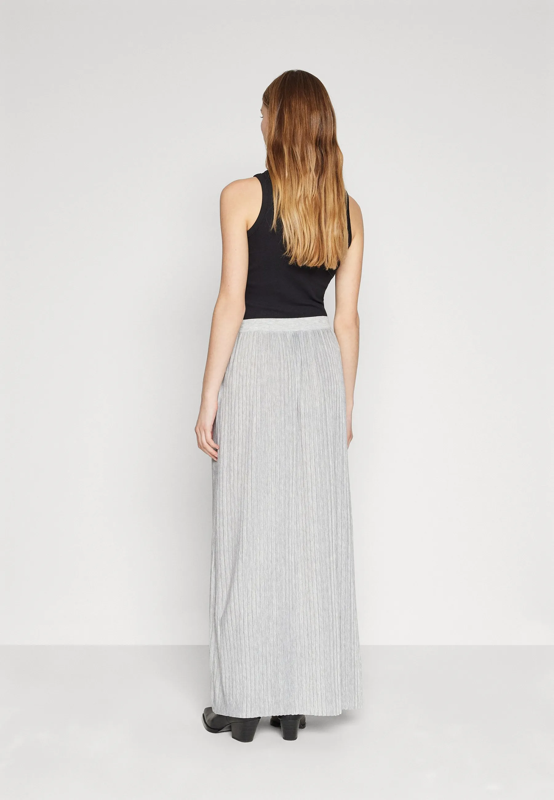VMMILLE PLISSE MAXI SKIRT  - Gonna a pieghe