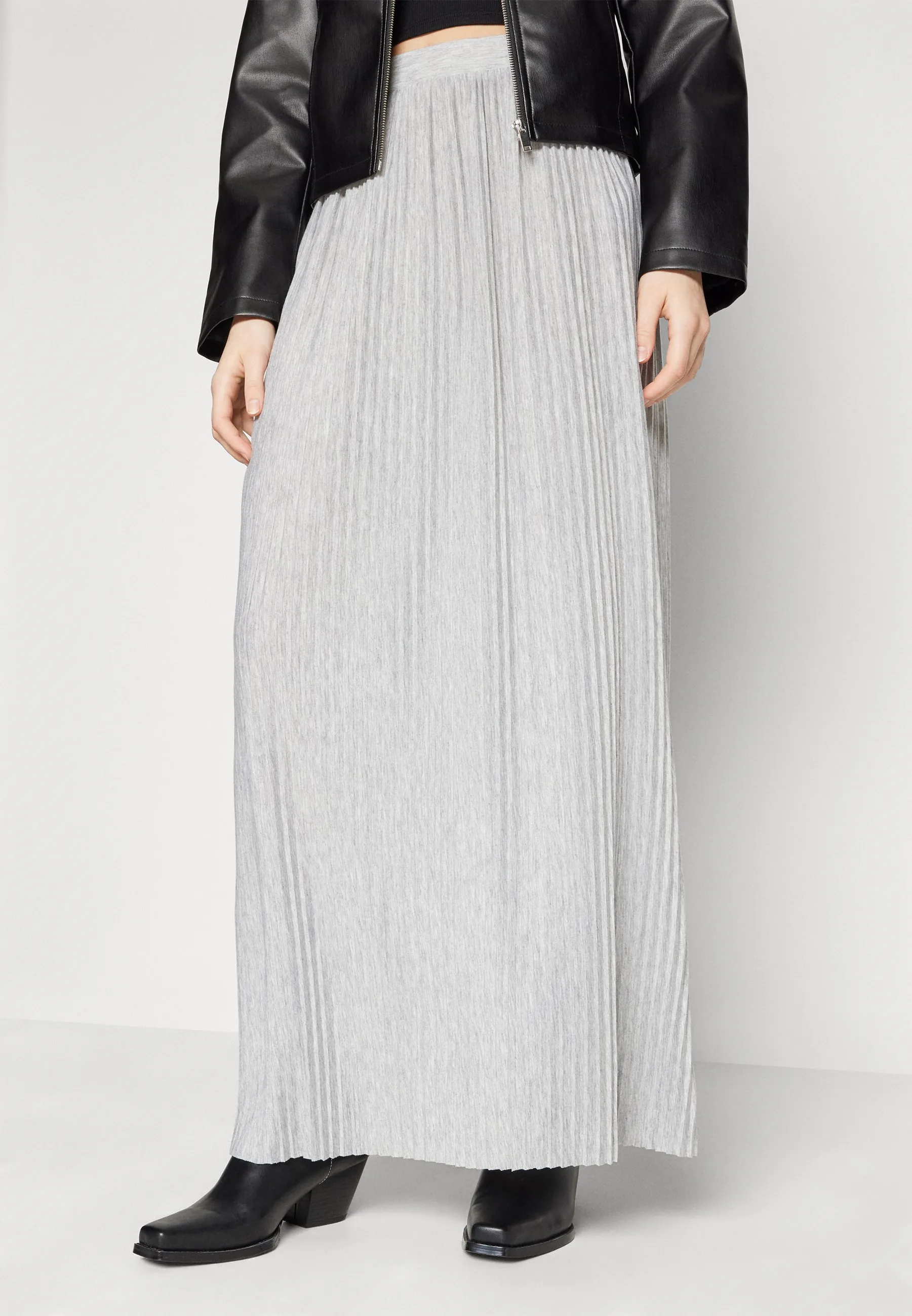 VMMILLE PLISSE MAXI SKIRT  - Gonna a pieghe