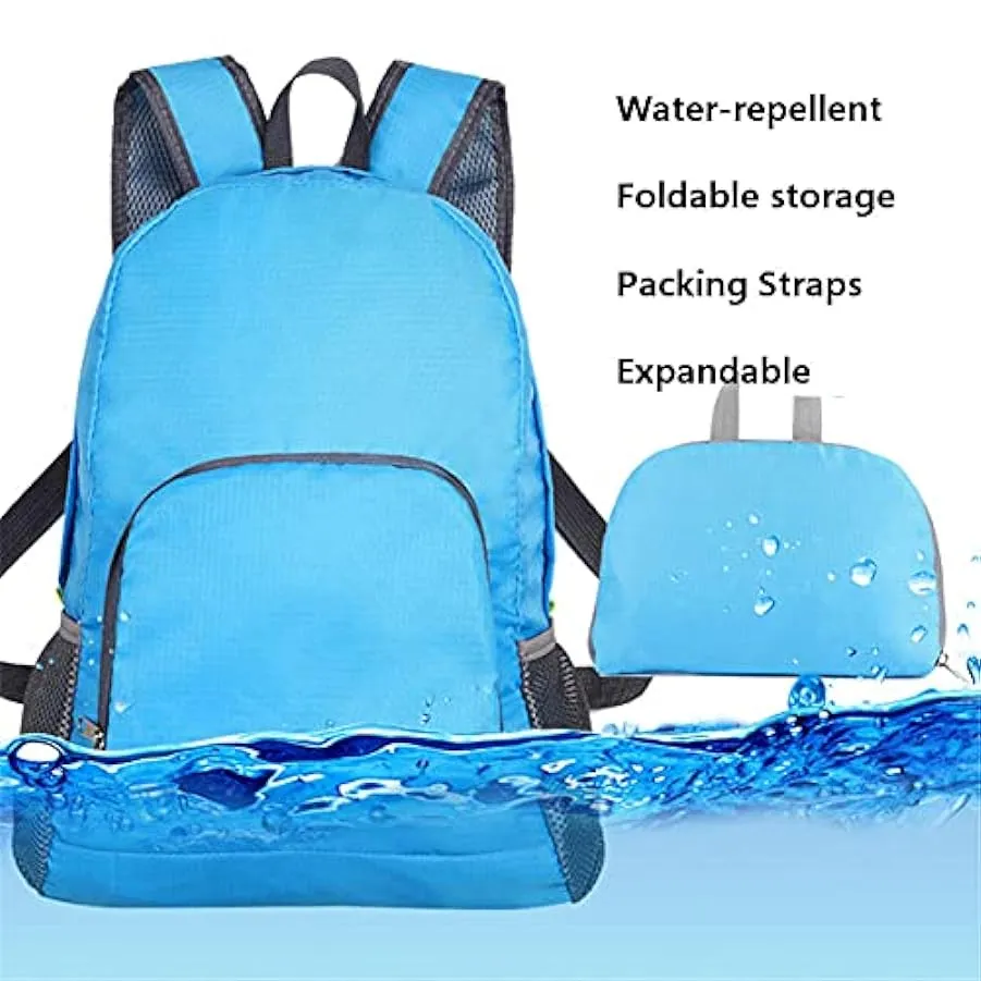 YUNLILI Zaino Ultraleggero Pieghevole 20L Impermeabile Sport Palestra Borsa Computer Borsa Shopping Bag Unisex 1 Pack 31x15x43cm