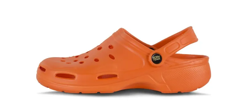 Zoccolo in EVA unisex Ultraleggero, ergonomico Anatomico, con camera ortopedica, morbido per i piedi Arancio