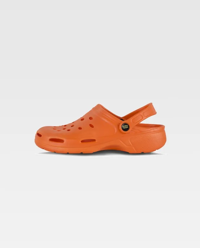 Zoccolo in EVA unisex Ultraleggero, ergonomico Anatomico, con camera ortopedica, morbido per i piedi Arancio