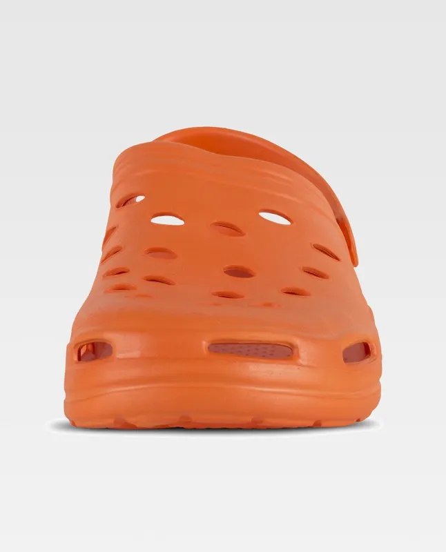 Zoccolo in EVA unisex Ultraleggero, ergonomico Anatomico, con camera ortopedica, morbido per i piedi Arancio